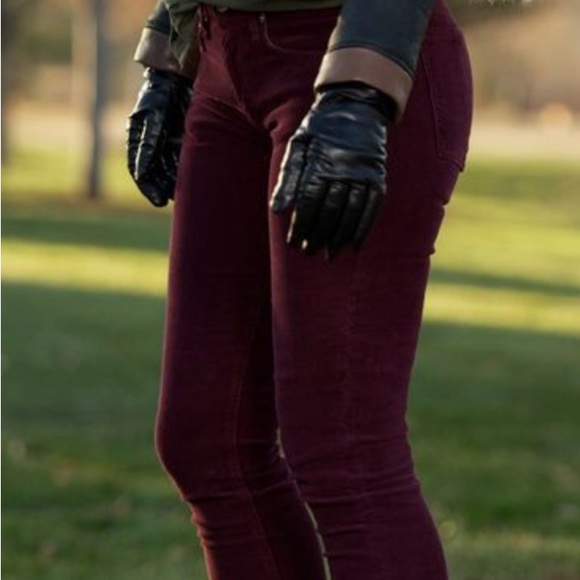 Rag & Bone / Jean burgundy skinny corduroy pants - Picture 2 of 5